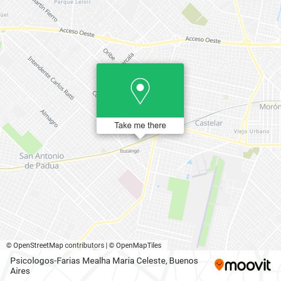 Psicologos-Farias Mealha Maria Celeste map