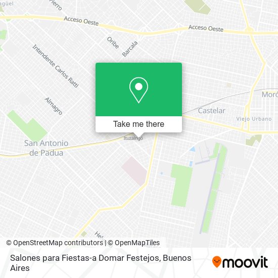 Salones para Fiestas-a Domar Festejos map