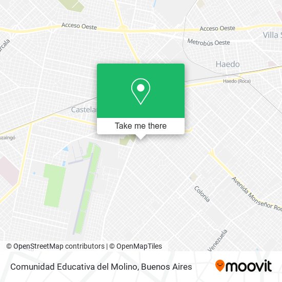 Comunidad Educativa del Molino map