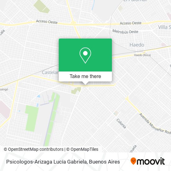 Mapa de Psicologos-Arizaga Lucía Gabriela