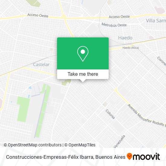 Mapa de Construcciones-Empresas-Félix Ibarra