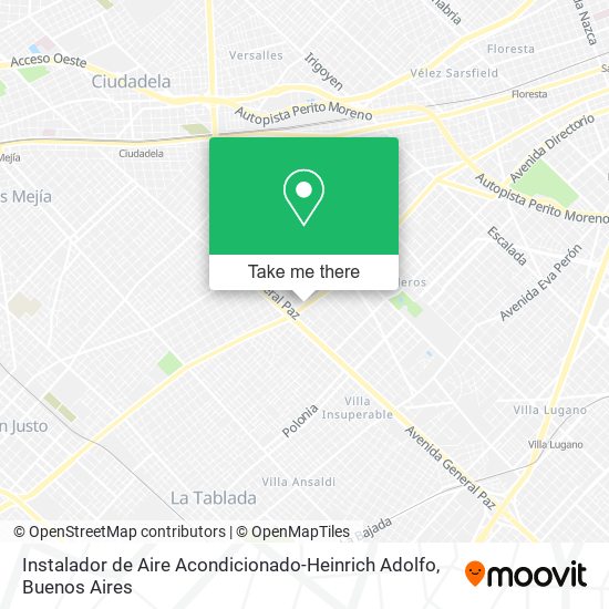 Instalador de Aire Acondicionado-Heinrich Adolfo map