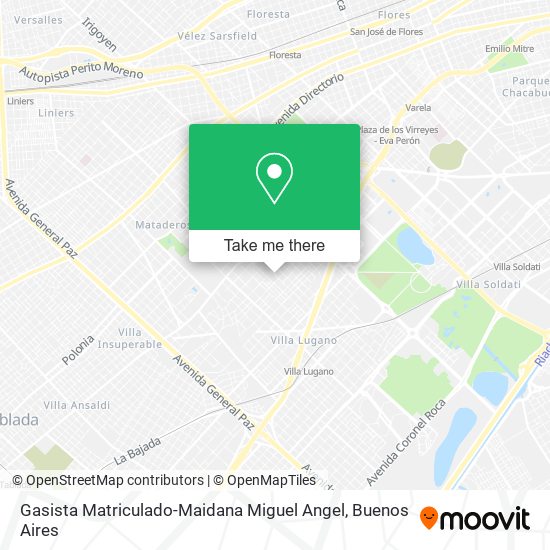Gasista Matriculado-Maidana Miguel Angel map