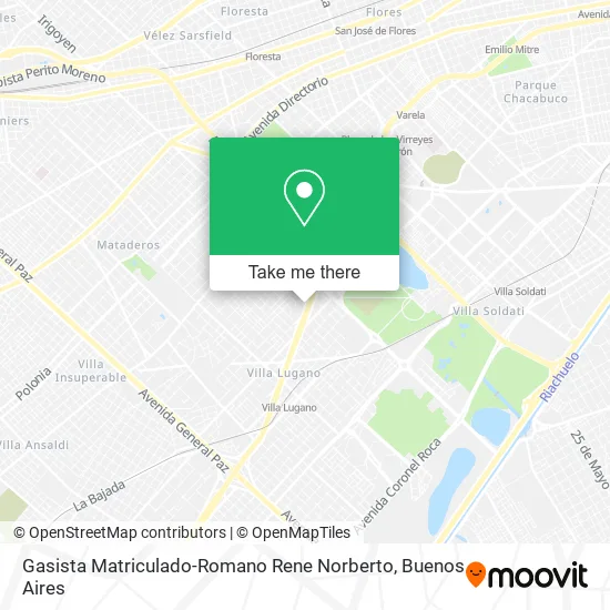 Gasista Matriculado-Romano Rene Norberto map