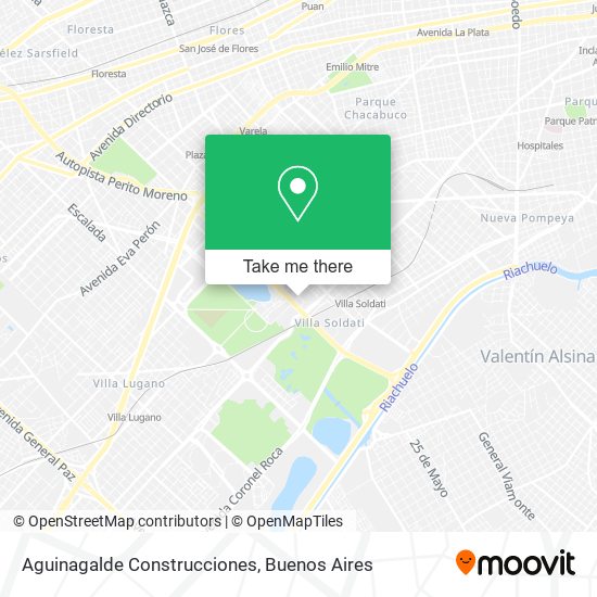 Aguinagalde Construcciones map