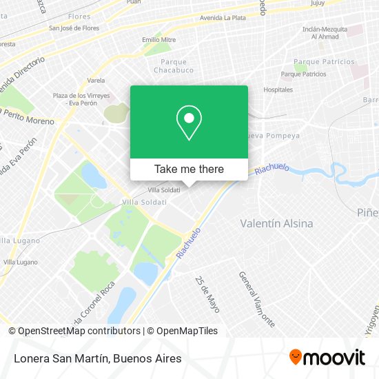 Mapa de Lonera San Martín