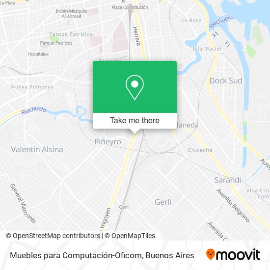 Muebles para Computación-Oficom map
