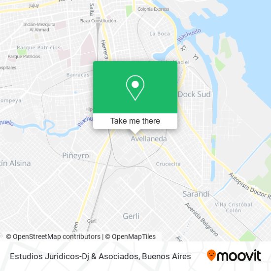 Mapa de Estudios Juridicos-Dj & Asociados