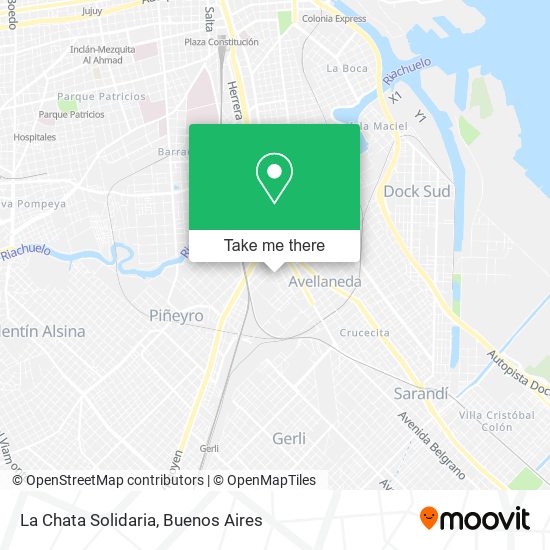 La Chata Solidaria map