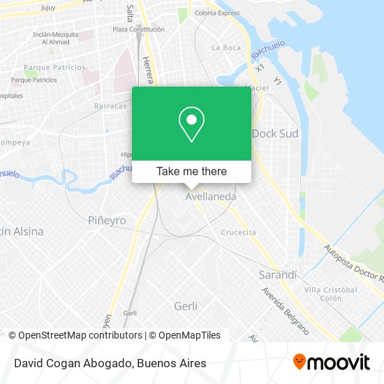David Cogan Abogado map