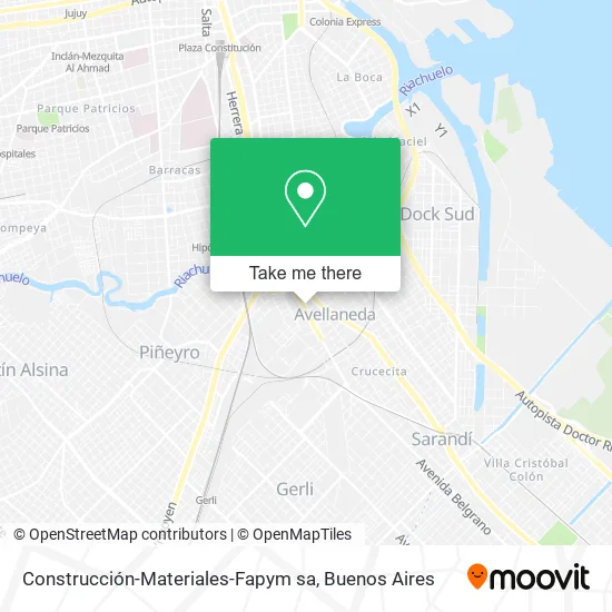 Mapa de Construcción-Materiales-Fapym sa