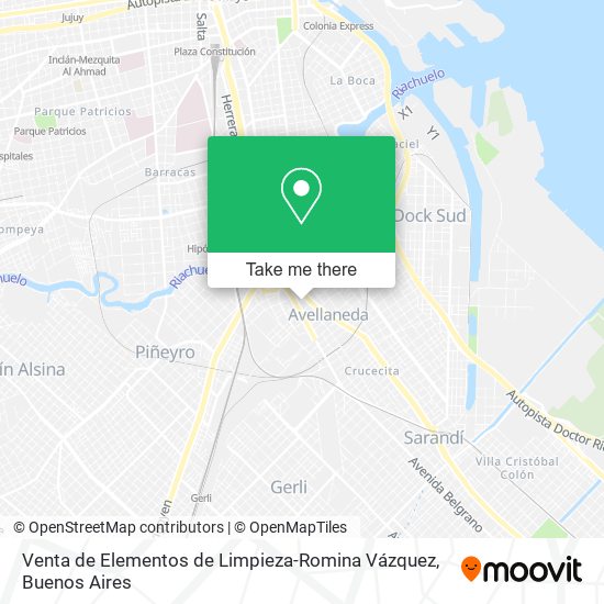 Venta de Elementos de Limpieza-Romina Vázquez map