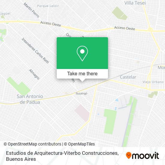 Mapa de Estudios de Arquitectura-Viterbo Construcciones