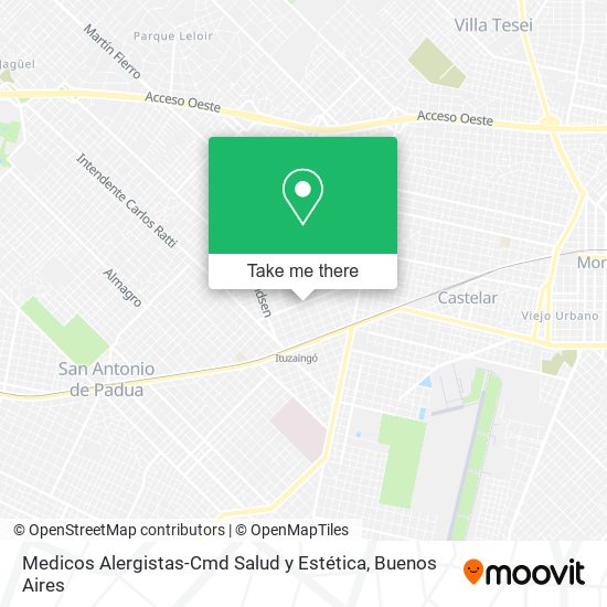 Medicos Alergistas-Cmd Salud y Estética map