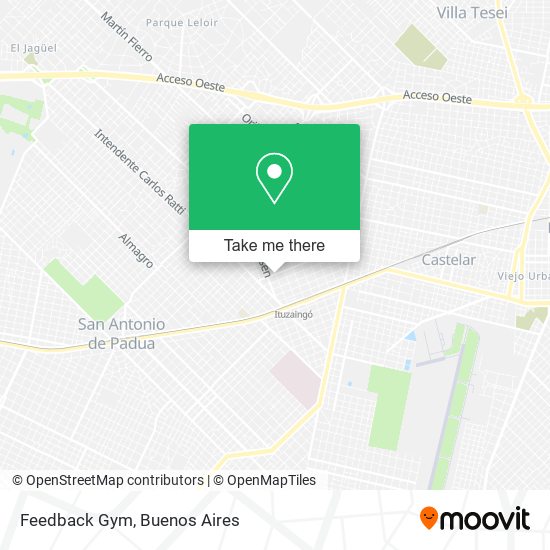 Mapa de Feedback Gym