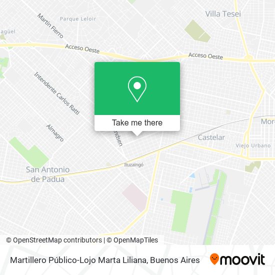 Mapa de Martillero Público-Lojo Marta Liliana