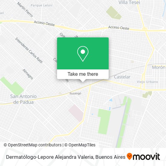 Dermatólogo-Lepore Alejandra Valeria map