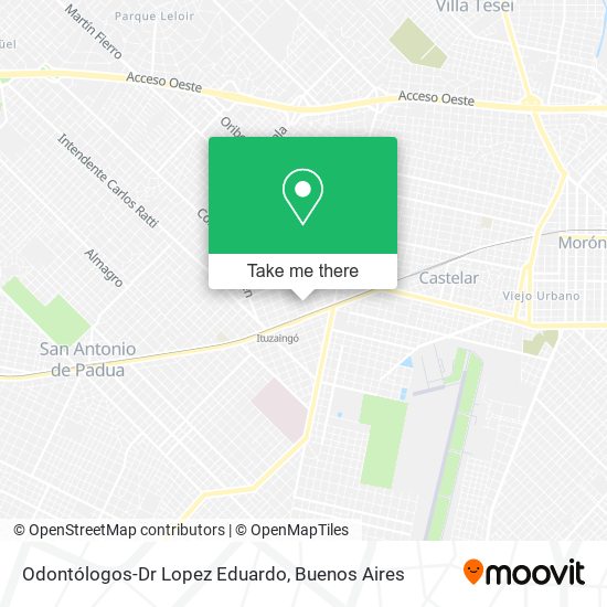 Odontólogos-Dr Lopez Eduardo map