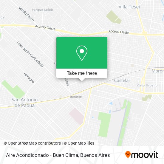 Aire Acondiconado - Buen Clima map