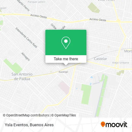 Ysla Eventos map
