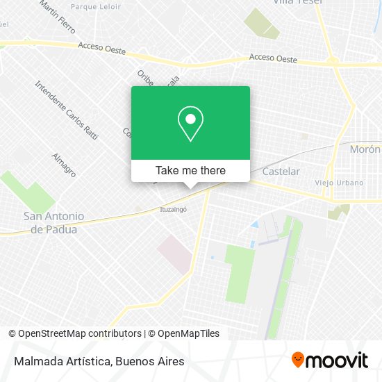Malmada Artística map