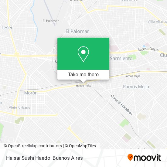 Haisai Sushi Haedo map