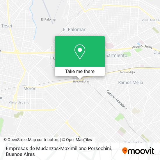 Empresas de Mudanzas-Maximiliano Persechini map