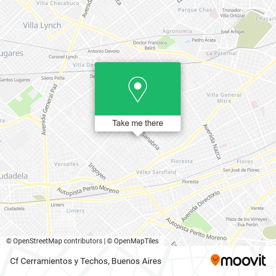Mapa de Cf Cerramientos y Techos