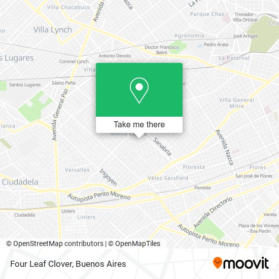 Mapa de Four Leaf Clover