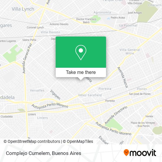 Mapa de Complejo Cumelem