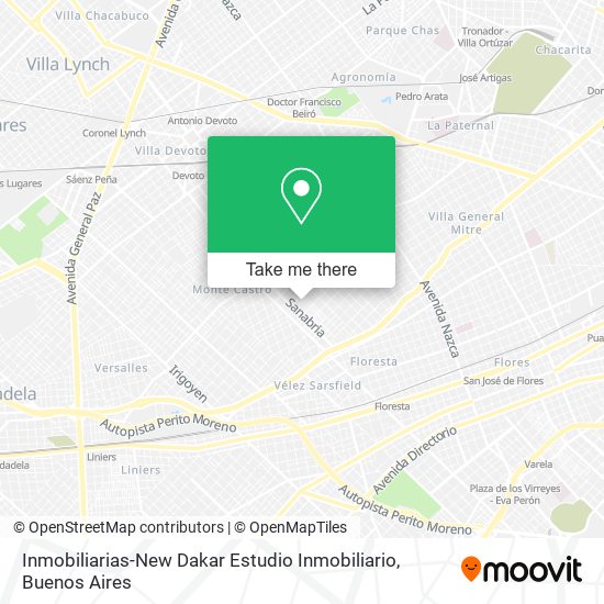 Mapa de Inmobiliarias-New Dakar Estudio Inmobiliario