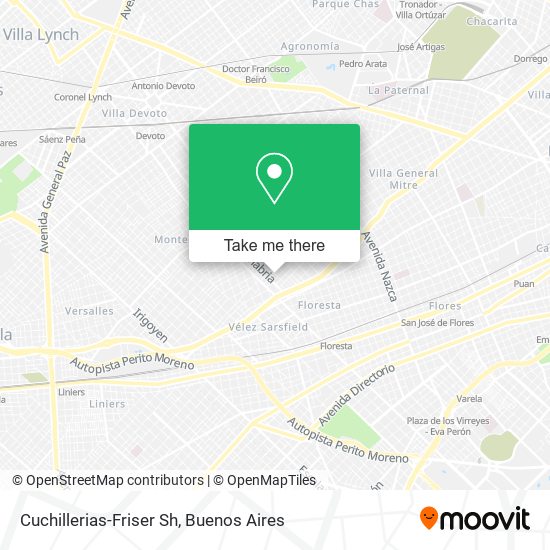 Cuchillerias-Friser Sh map