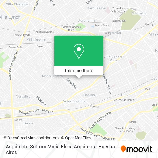 Arquitecto-Suttora Maria Elena Arquitecta map