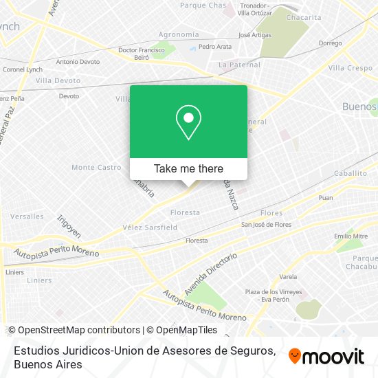 Estudios Juridicos-Union de Asesores de Seguros map