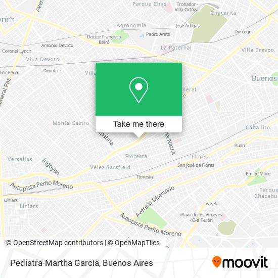 Pediatra-Martha García map