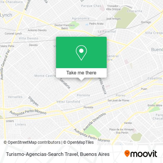 Turismo-Agencias-Search Travel map