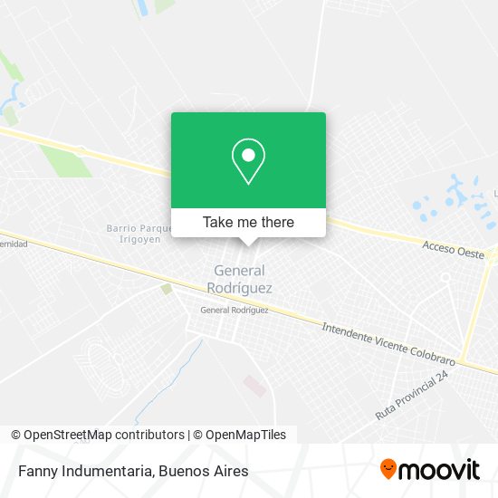 Fanny Indumentaria map
