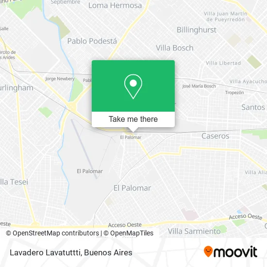 Mapa de Lavadero Lavatuttti