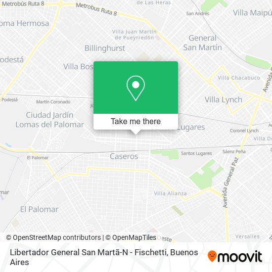 Mapa de Libertador General San Martã-N - Fischetti