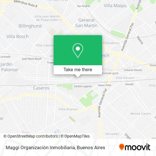 Maggi Organización Inmobiliaria map