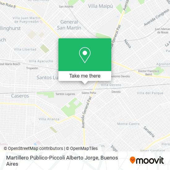 Martillero Público-Piccoli Alberto Jorge map