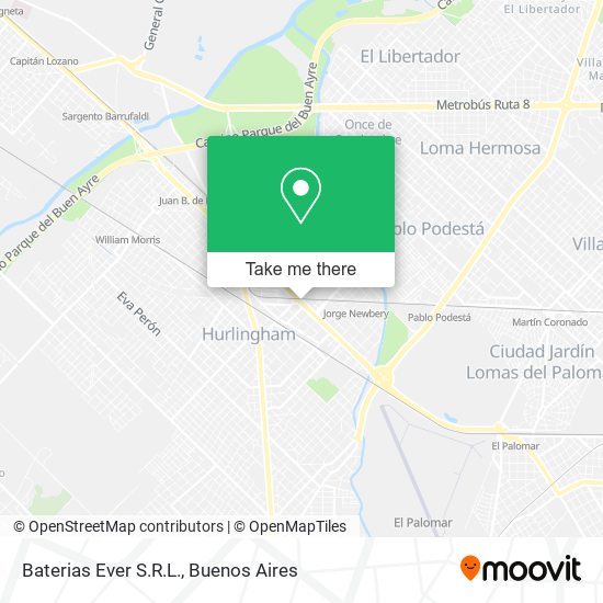 Baterias Ever S.R.L. map