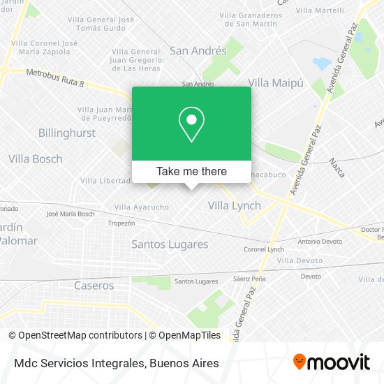 Mdc Servicios Integrales map