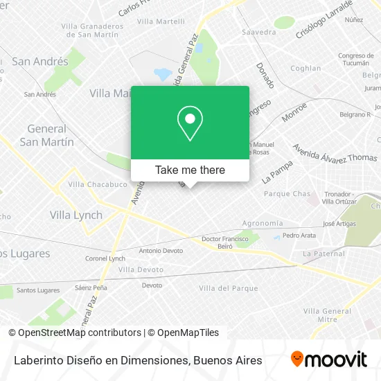 Mapa de Laberinto Diseño en Dimensiones