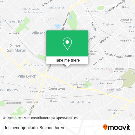 Ichinendojoaikido map
