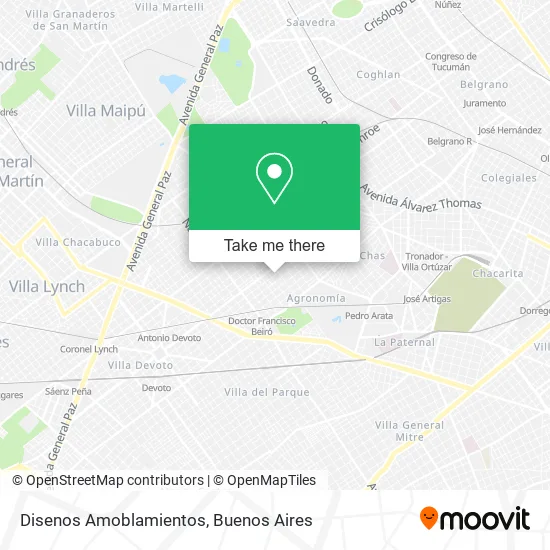 Disenos Amoblamientos map