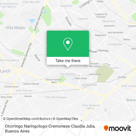 Mapa de Otorringo Naringologo-Cremonese Claudia Julia