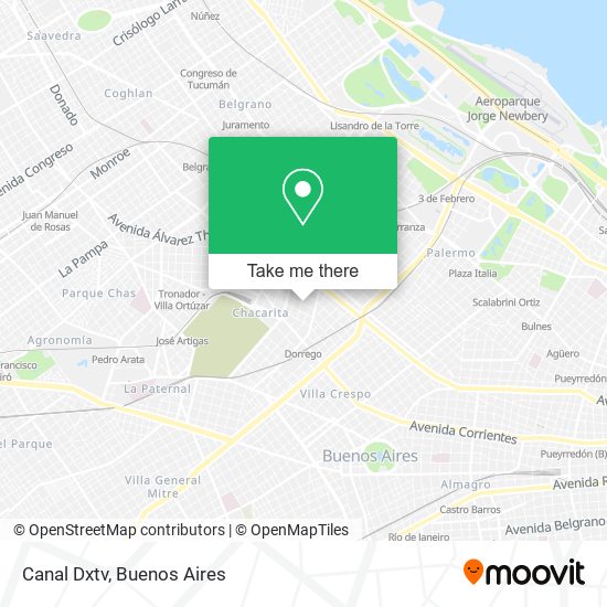 Canal Dxtv map