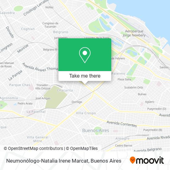 Neumonólogo-Natalia Irene Marcat map