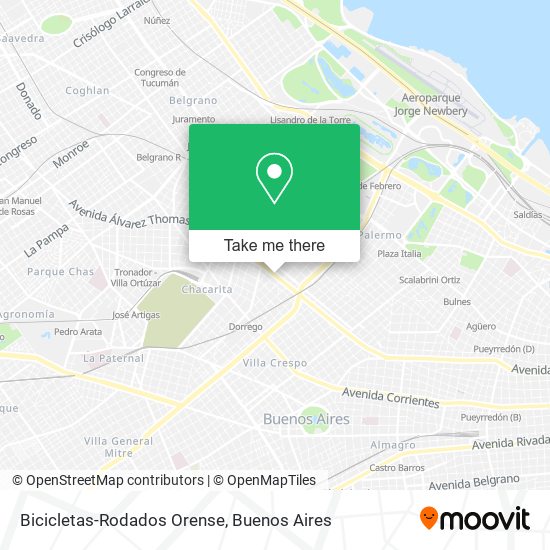 Bicicletas-Rodados Orense map